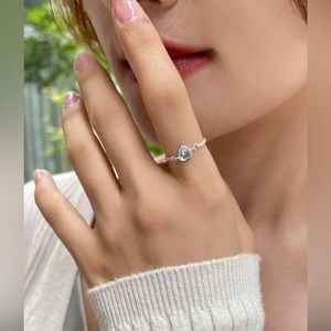 Resizable Heart Shape Ring